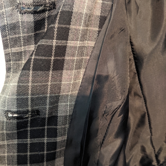 San Francisco plaid button up jacket sz 13 junior - Picture 7 of 14